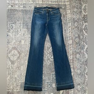 NWOT AG angel bootcut jean. Mid/regular rise. true jean color w/ flattering fade